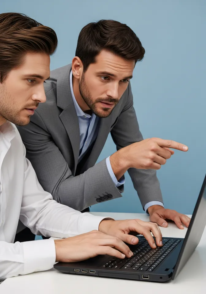 Equipe de analistas trabalhando juntos